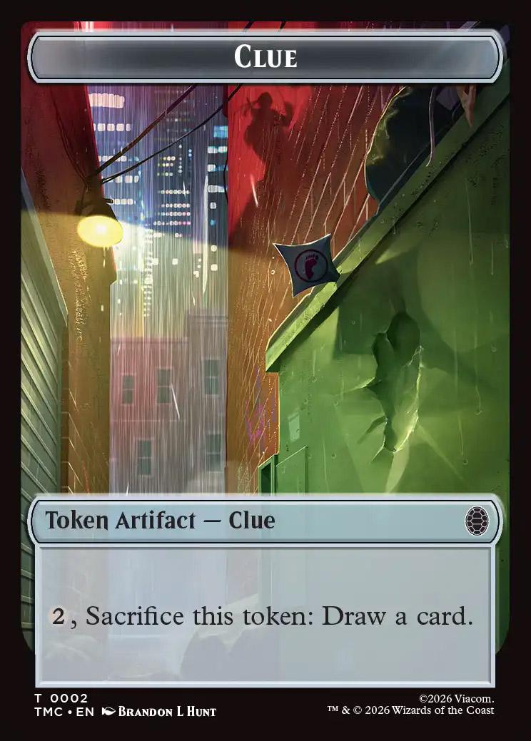 Teenage Mutant Ninja Turtles Eternal-Legal: Clue Token // Rat Token ...