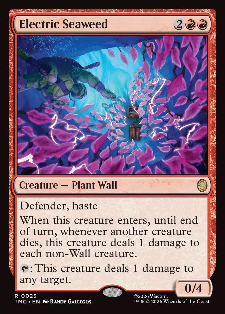 Teenage Mutant Ninja Turtles Eternal-Legal Foil: Electric Seaweed