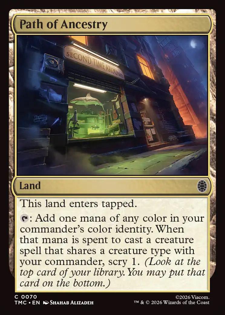 Teenage Mutant Ninja Turtles Eternal-Legal Foil: Path of Ancestry