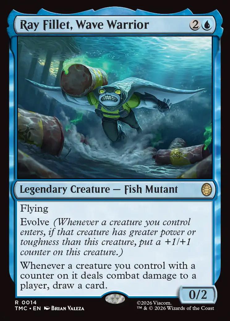Teenage Mutant Ninja Turtles Eternal-Legal Foil: Ray Fillet, Wave