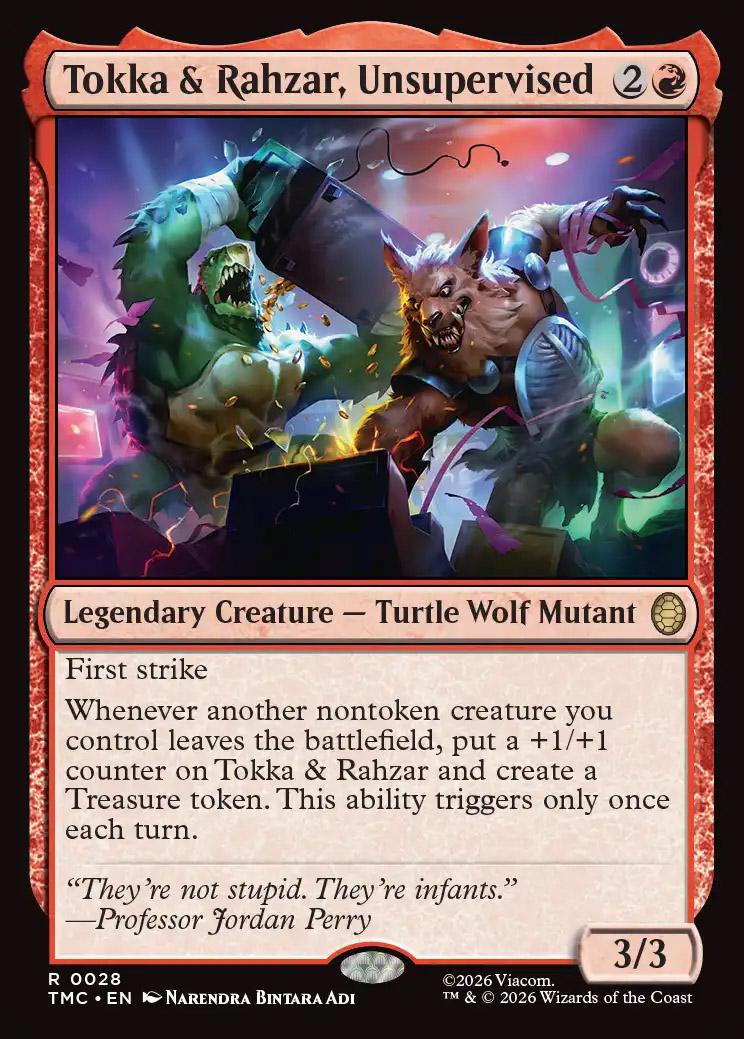 Teenage Mutant Ninja Turtles Eternal-Legal Foil: Tokka & Rahzar