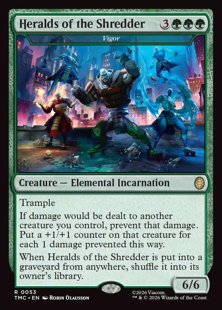 Teenage Mutant Ninja Turtles Eternal-Legal Foil: Vigor (Heralds of