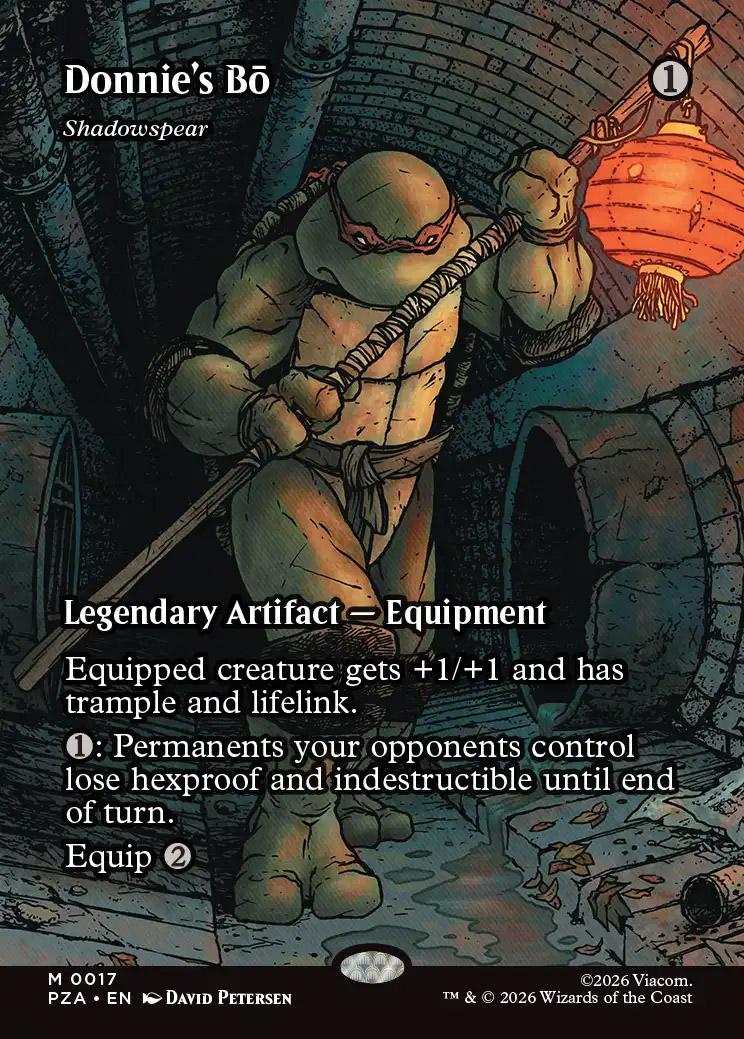 Teenage Mutant Ninja Turtles Source Material Cards Foil