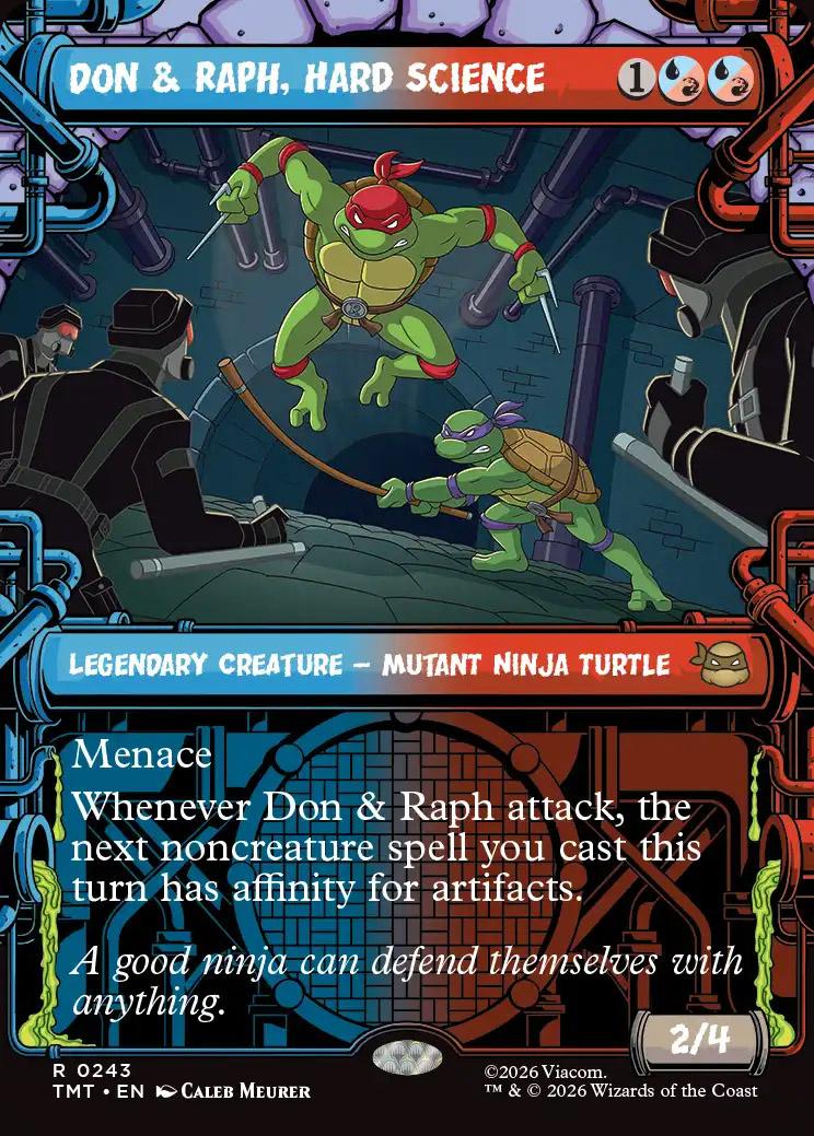 Teenage Mutant Ninja Turtles Variants: Don & Raph, Hard Science
