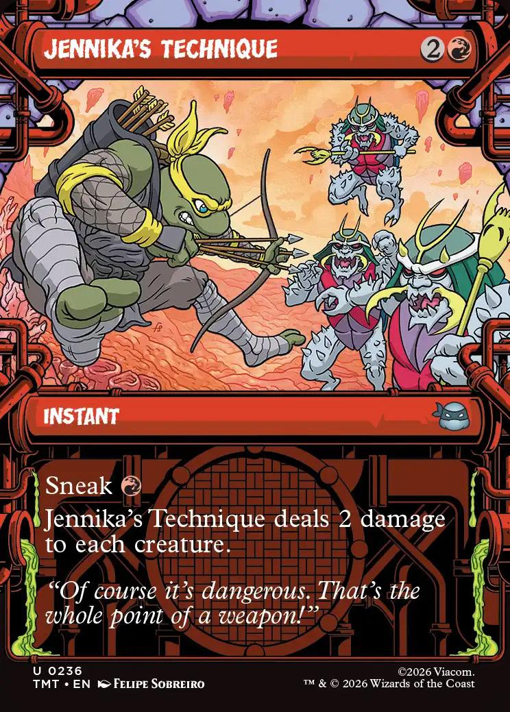 Teenage Mutant Ninja Turtles Variants Foil: Jennika's Technique