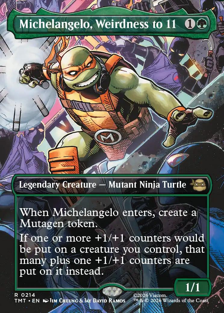 Teenage Mutant Ninja Turtles Variants Foil: Michelangelo