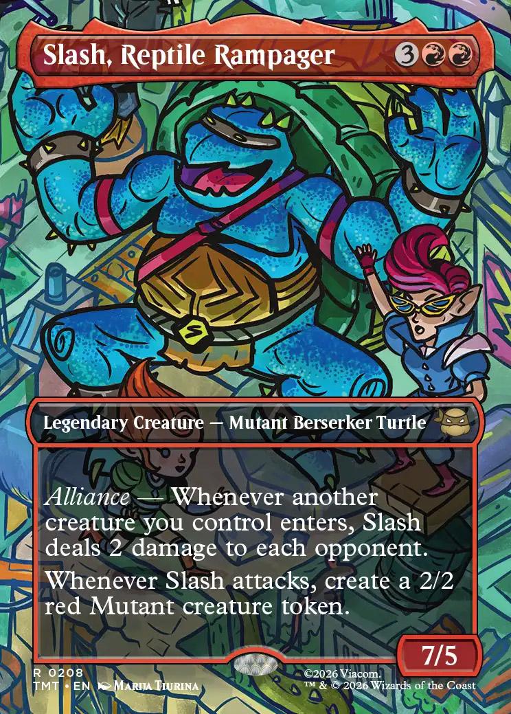 Teenage Mutant Ninja Turtles Variants: Slash, Reptile Rampager