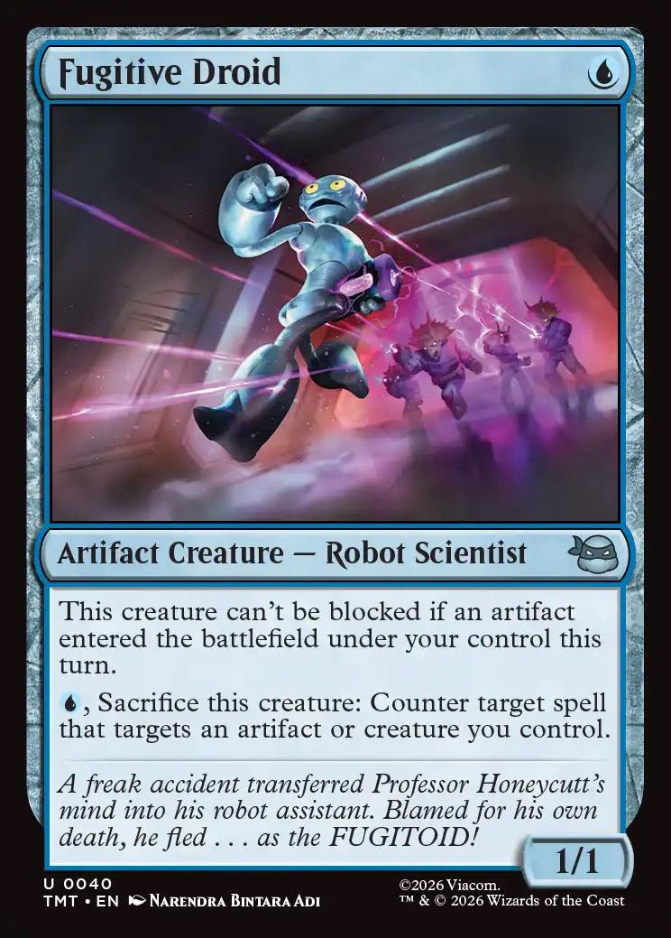 Teenage Mutant Ninja Turtles Foil: Fugitive Droid