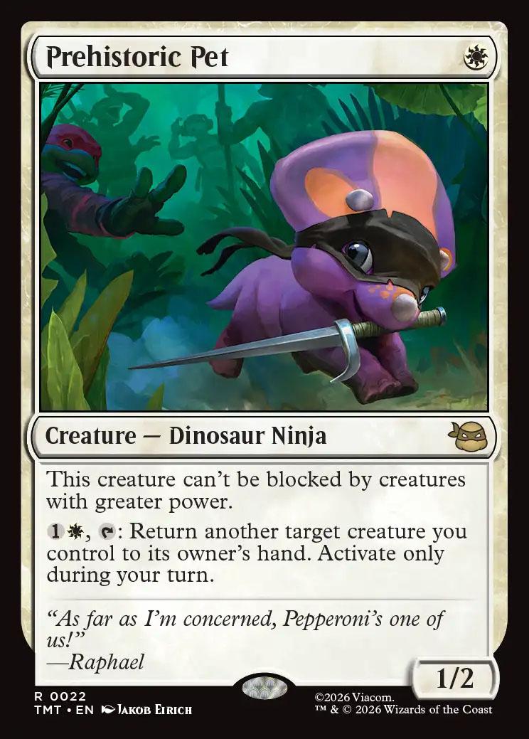 pet cards mtg Teenage Mutant Ninja Turtles: Prehistoric All cards will be carefully packed for safe transit. Blood Pet | 7th Edition