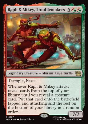 mtg cards with flashback Amazon.com: Magic: The Gathering | Teenage Mutant Ninja Turtles - Turtle  Team-Up main image 0
