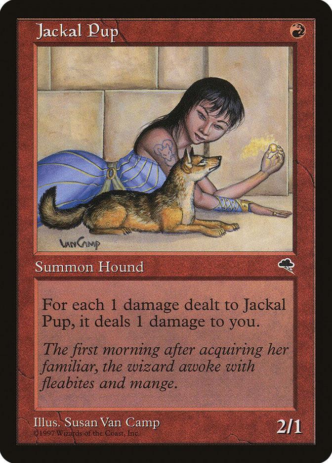 mtg jackal cards Magic the Gathering [020] TEMPEST Single Card