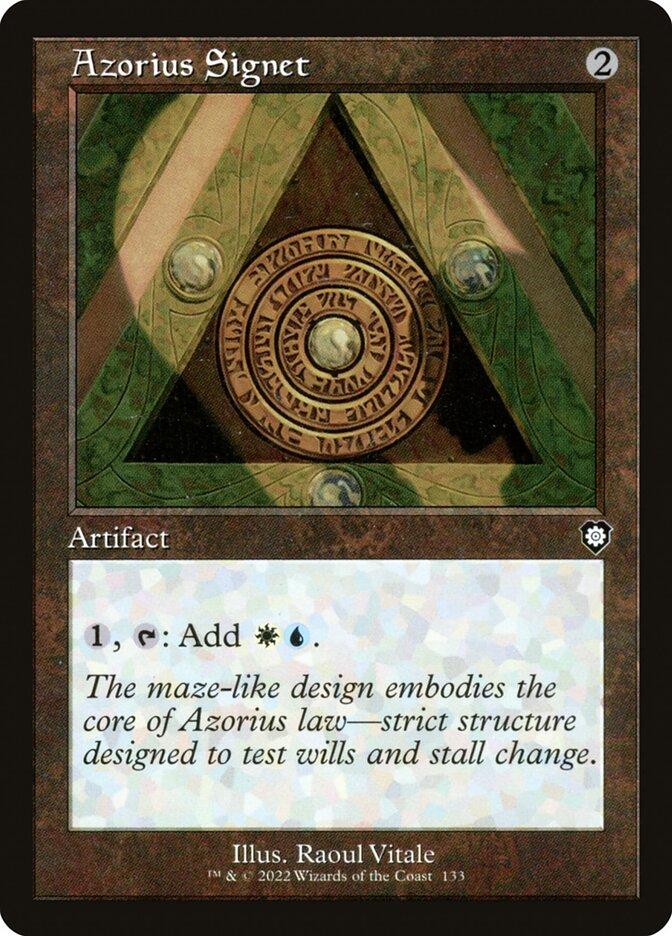 Azorius Signet | The Brothers' War Commander Decks | Commander | Card ...
