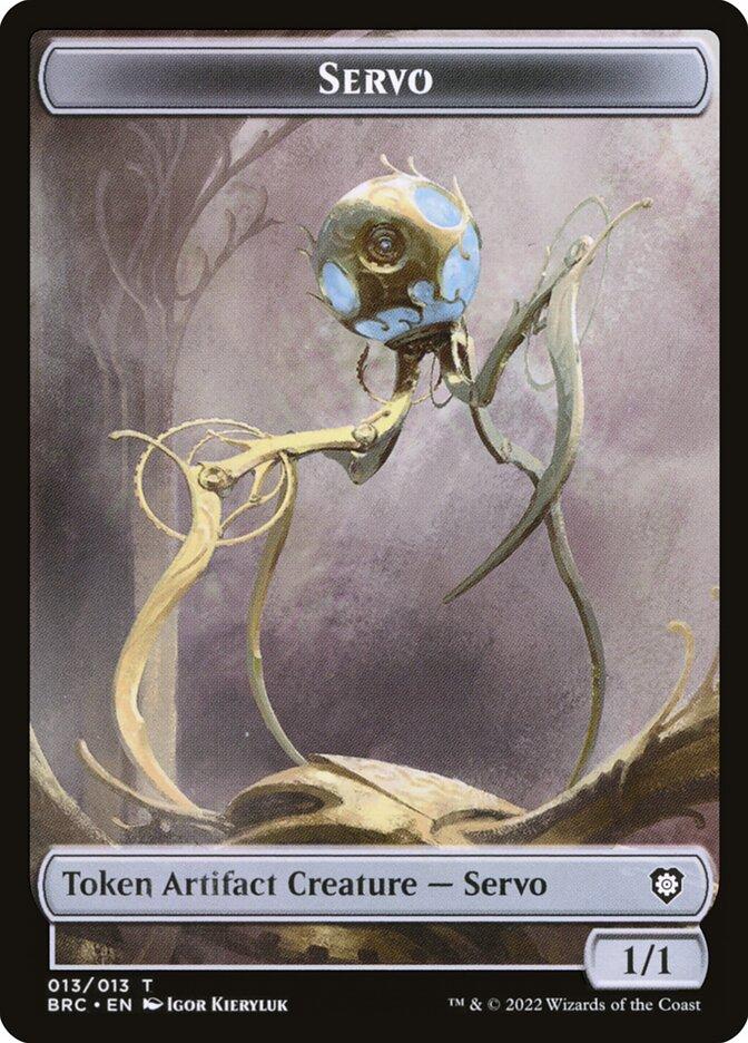Servo Token // Construct Token | The Brothers' War Commander Decks ...