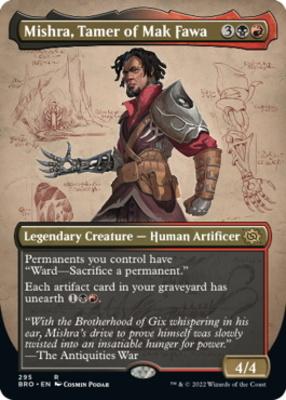 mtg mishra cards Mishra, Tamer of Mak Fawa | The Brothers' War Variants Foil | Standard