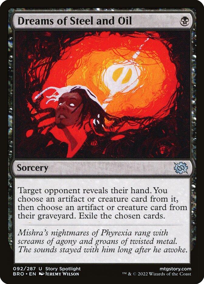 mtg oil cards Fishliver [Chronicles]  The Nerdporium All Will Be One (ONE) #358 Illustrated by Joshua Alvarado Magic Magic the Gathering Phyrexia: All