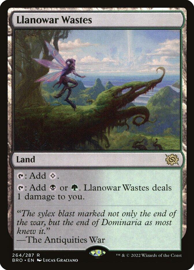 ラノワールの荒原 Llanowar Wastes 9ed foil 英語 MTG Llanowar Wastes | The Brothers' War Foil | Standard | Card Kingdom
