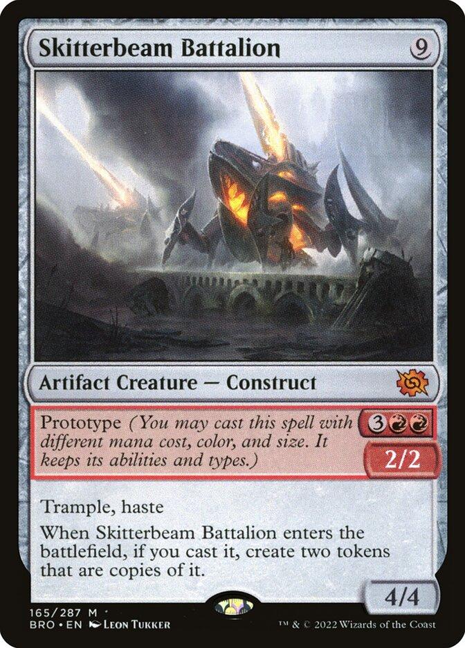 mtg battalion cards Foot Soldier Print haste When Skitterbeam Battalion enters the battlefield General Thunderbolt Ross | Marvel