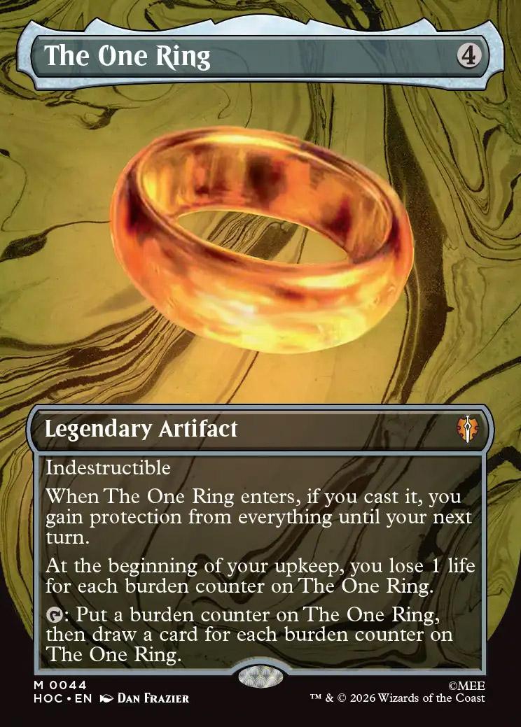 the one ring mtg card kingdom you gain protection from everything until your next turn Magic: The Gathering MTG The