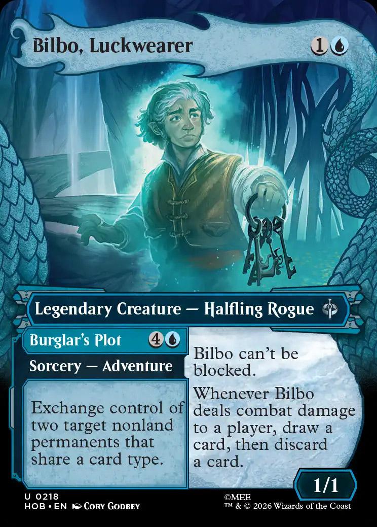 bilbo card mtg Bilbo, Birthday Celebrant LotR LIFEGAIN Magic Custom Commander Dec CommanderComplete Tales of Middle MTGNexus - Bilbo, Master Thief