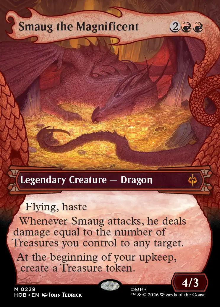 Smaug the Magnificent | The Hobbit Variants Foil | Card Kingdom