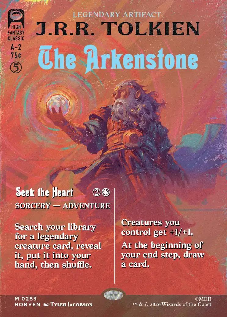 【ブックカバー】アーケン石/The Arkenstone【サージ・Foil】 The Arkenstone | The Hobbit Variants Foil | Card Kingdom