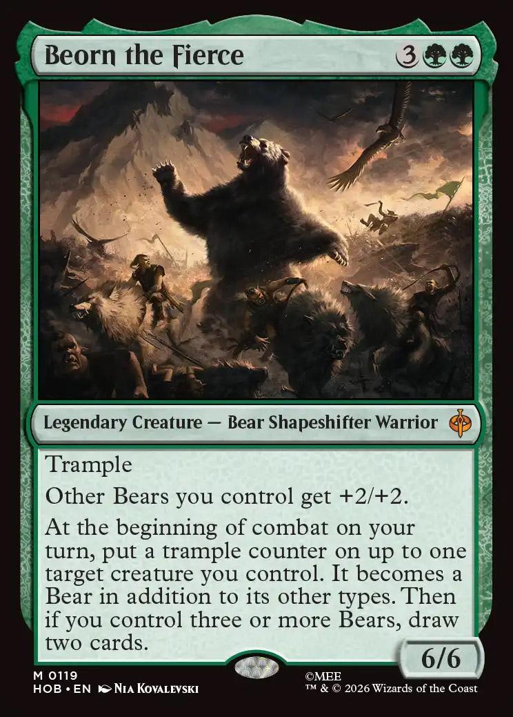 bear card mtg Magic The Gathering - Balduvian Bears really grouchy. MTG Singles (All)  Tagged