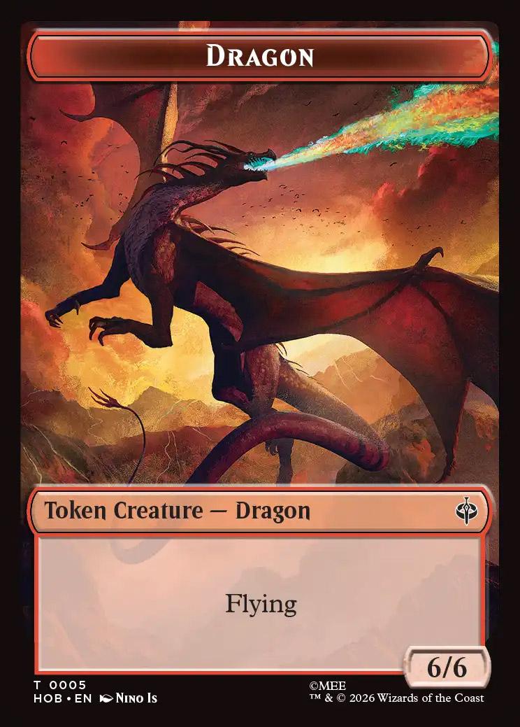 Dragon Token | The Hobbit Foil | Card Kingdom