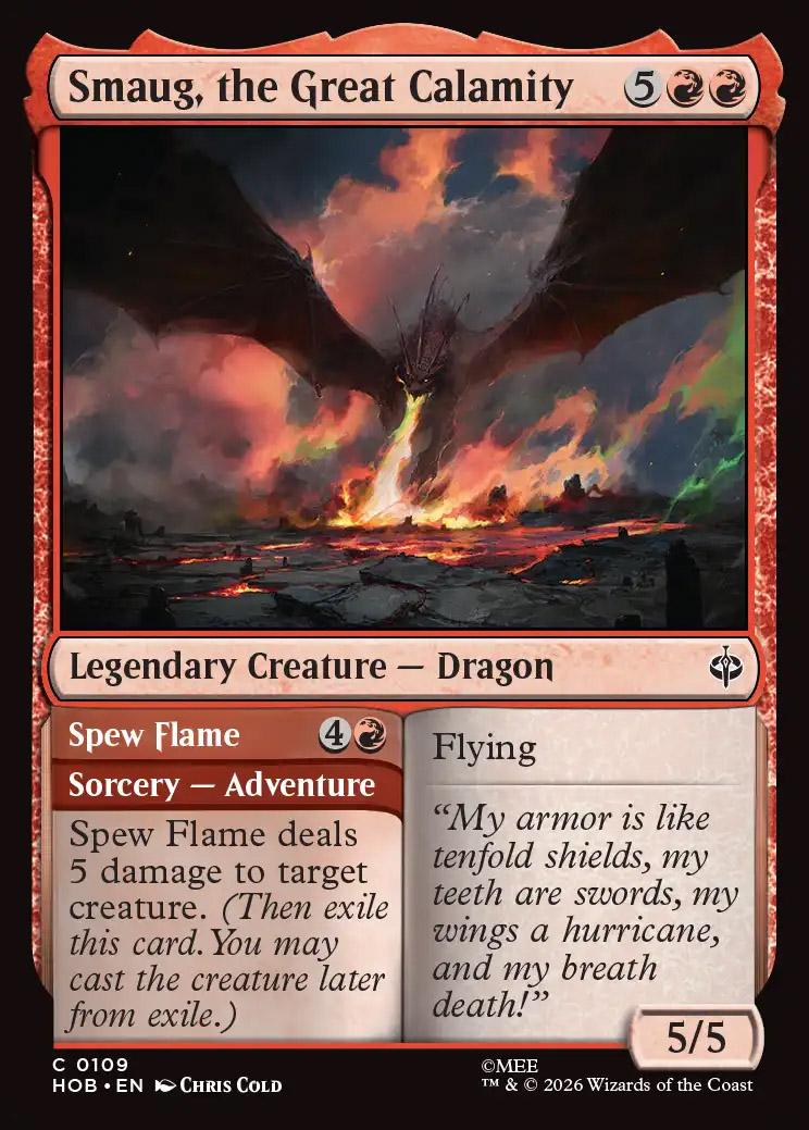 Smaug, the Great Calamity | The Hobbit | Card Kingdom