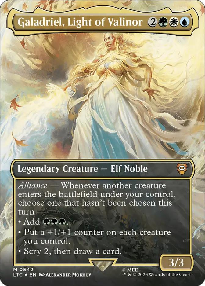 指輪物語Galadriel, Light of Valinor サージfoil Galadriel, Light of Valinor | The Lord of the Rings: Tales of