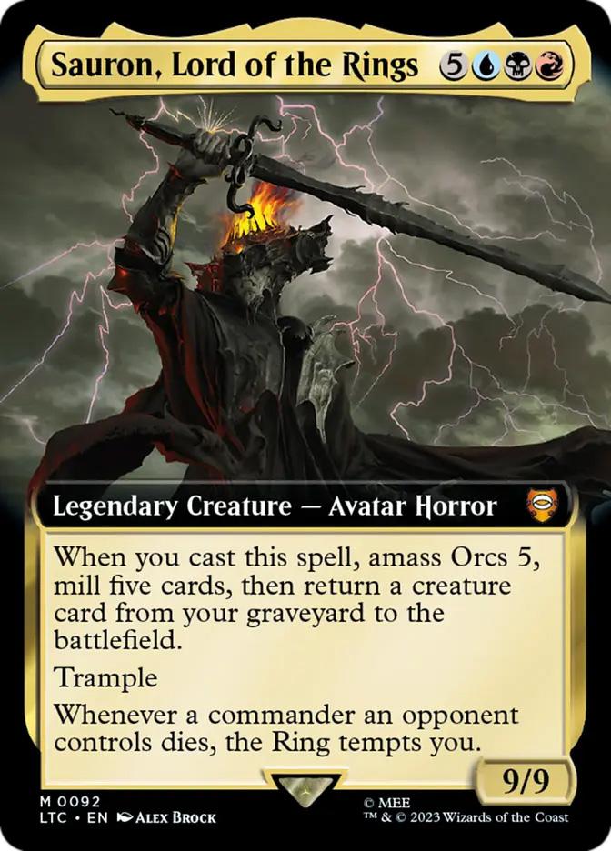 lord of the rings special edition mtg card list Magic: Gathering's the set has nine different Nazgl cards, one for each Ringwraith Lotr special edition collector pack