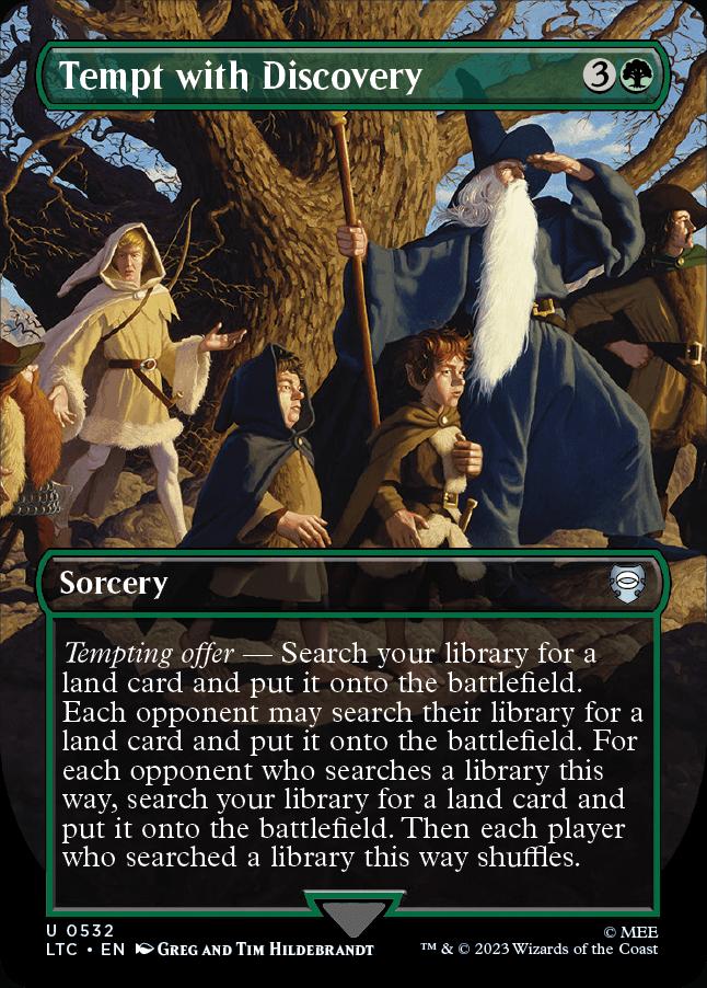 mtg tempt cards Magic The Gathering - Bloomburrow Commander - Tempt with Bunnies