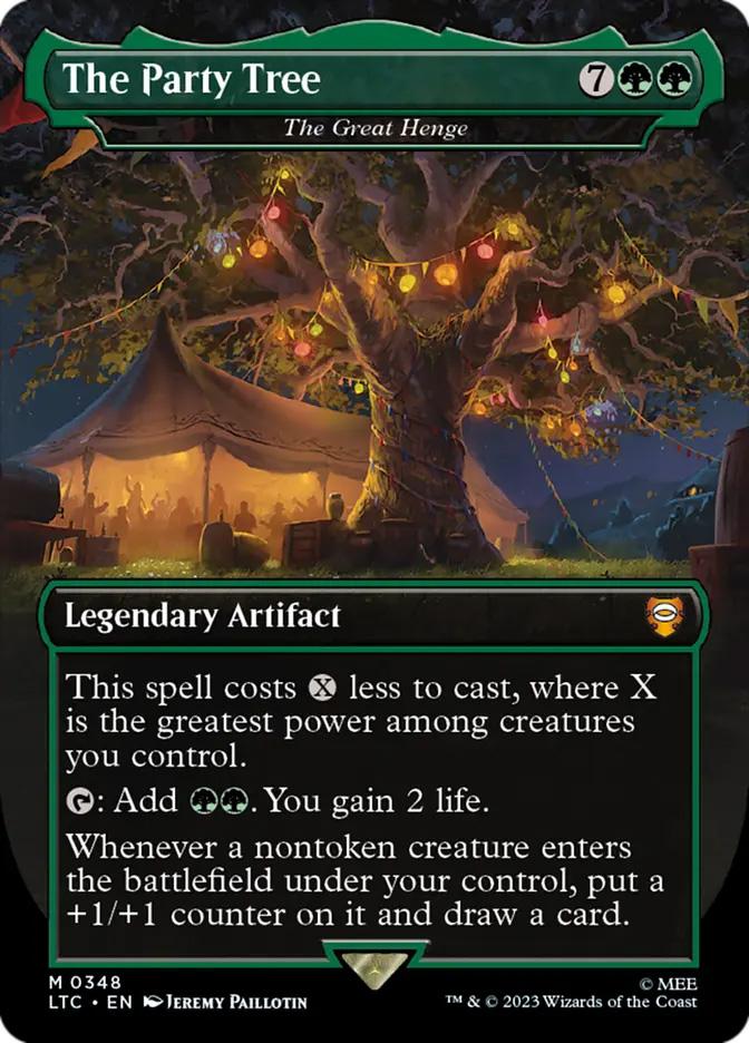 the party tree mtg commander deck (The Great Henge) - Proxy - The Lord of the Rings: Tales of Middle-earth (LTC) The Party Tree #348 Prices