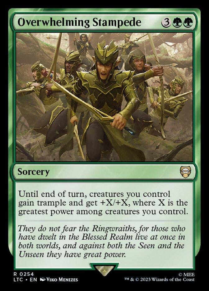 mtg cards like overwhelming stampede [Foil] #153 Prices | Magic Modern Masters 2015 Until end of turn Overwhelming Stampede | The Lord