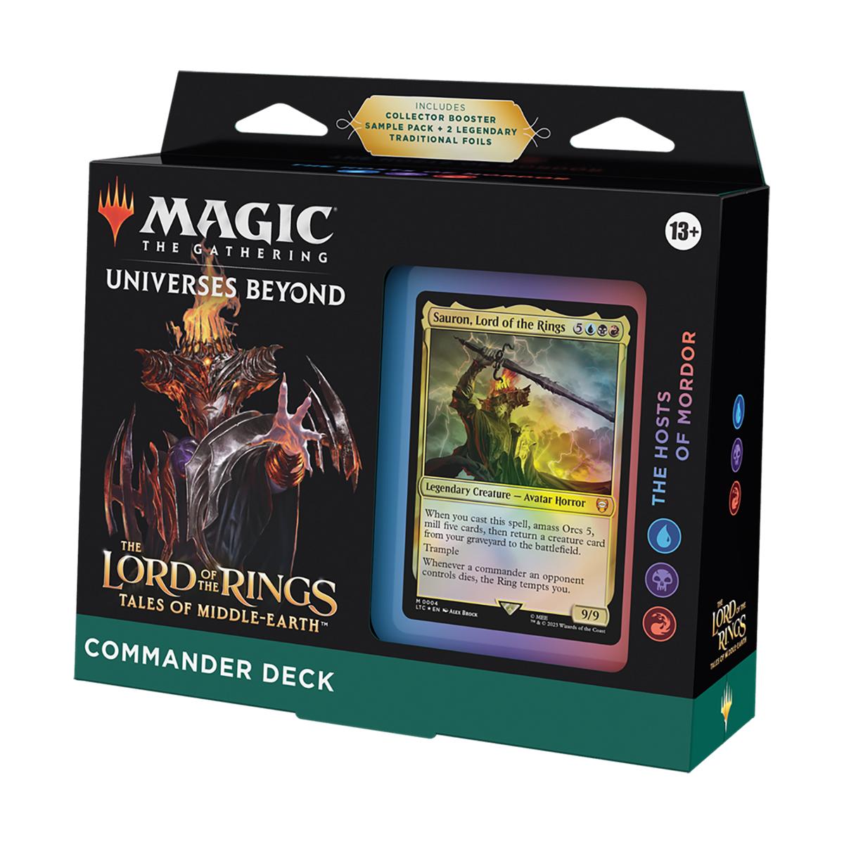 The Lord of the Rings: Tales of Middle-earth Commander Deck - The Hosts of  Mordor