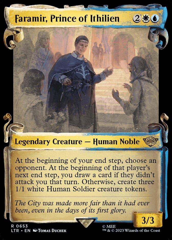 faramir mtg card Faramir, Steward of Gondor Art [The Lord of the Rings: Tales of M Tales of Middle Faramir, Field Commander Art Card
