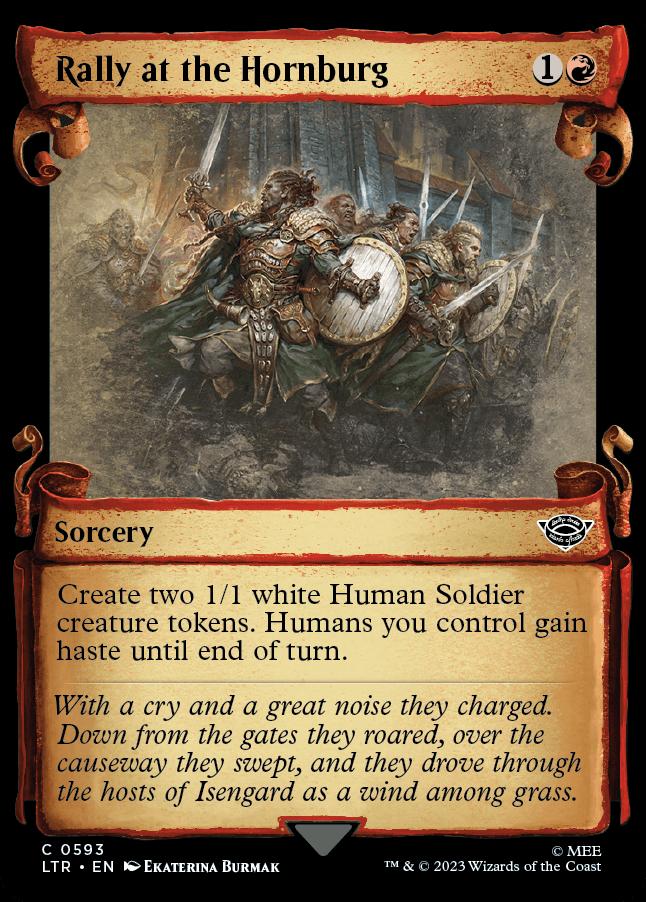 viking mtg cards Rally at the Hornburg | The Lord of the Rings: Tales of Middle-earth  Variants Foil | Modern