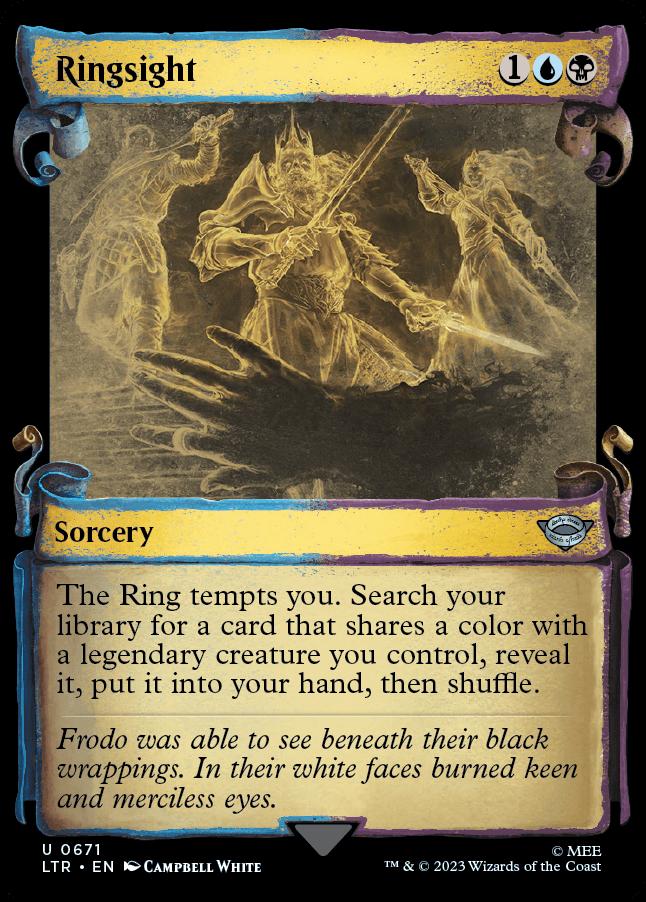 Ringsight (silver foil) (showcase)