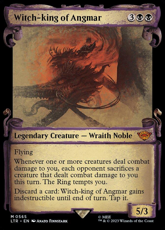 witch king mtg card Lord of the Rings - Scene Box Bringer of Ruin attacks Witch-king of Angmar #803 Prices