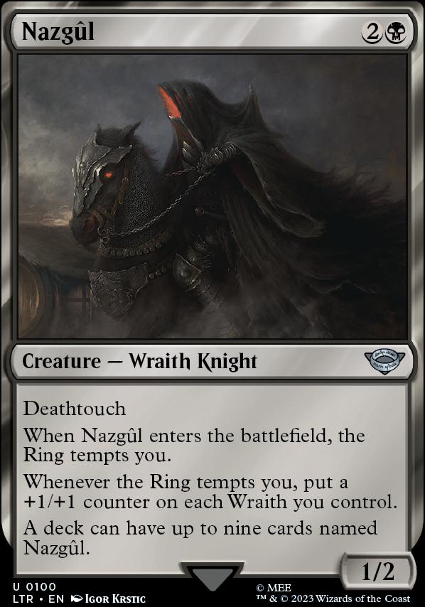 Magic The Gathering's Lord of the Rings Set Features Stunning Art,  Including Nine Different Nazgul Cards