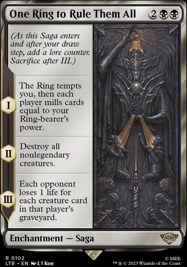 Ultra Pro One of One The One Ring Playmat : r/mtg
