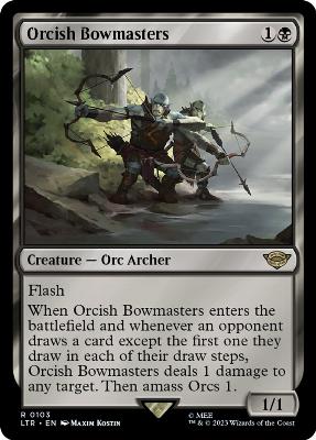 mtg lord of the rings card Magic: Gathering The The Rings: Tales of Middle-Earth Scene Box amass Orcs 5 A First Look at The