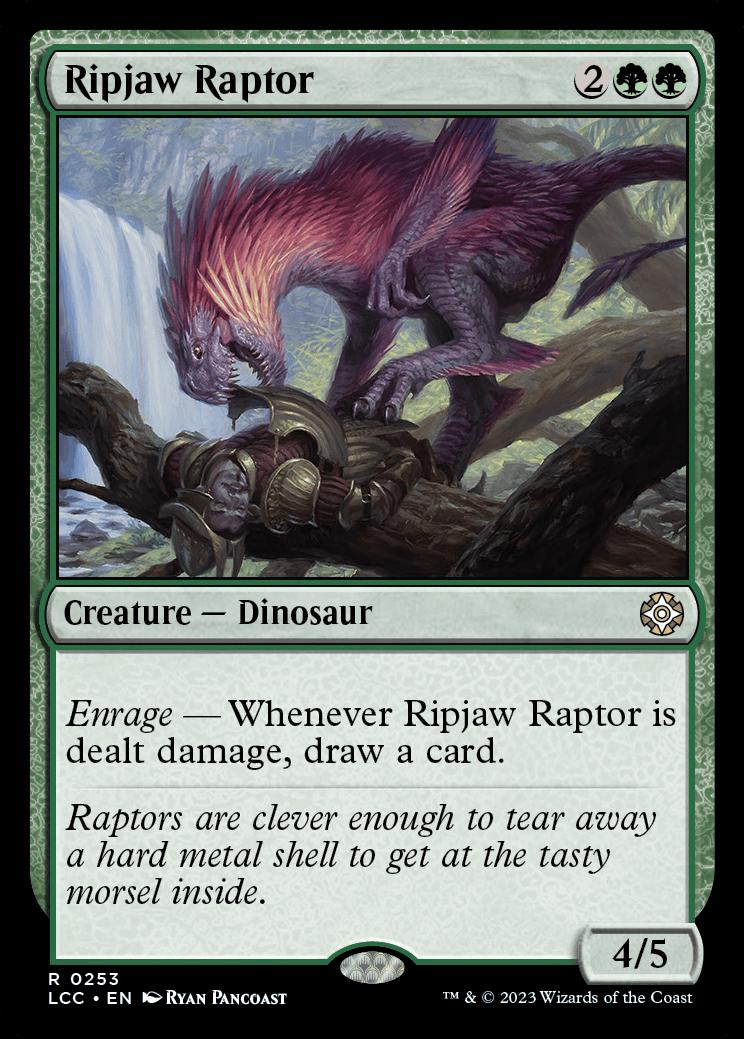 mtg raptor commander deck Ripjaw Raptor | The Lost Caverns of Ixalan Commander Decks | Commander