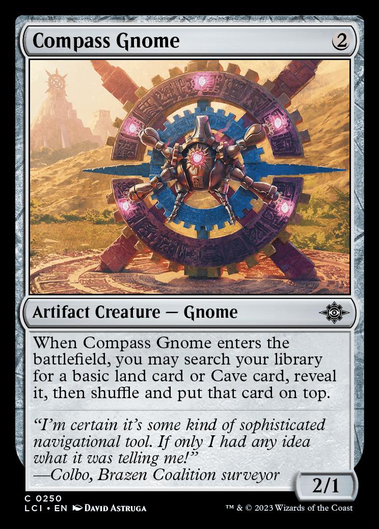 gnome cards mtg Tetzin, Champion When Market Gnome dies Compass Gnome | The Lost