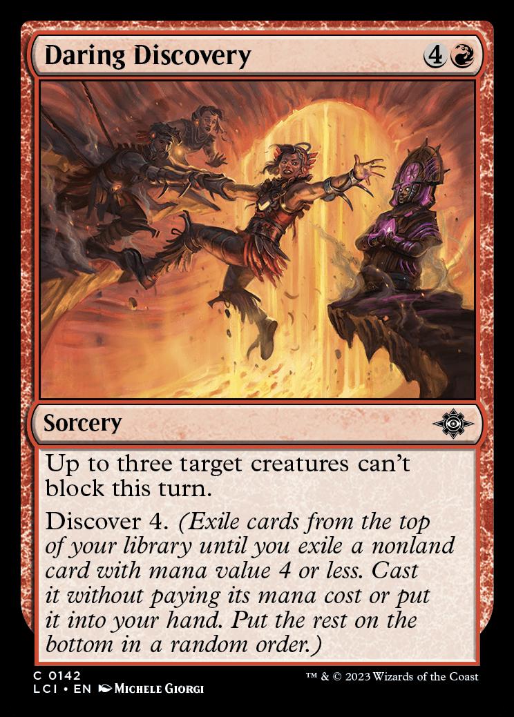 mtg discover cards Daring Discovery