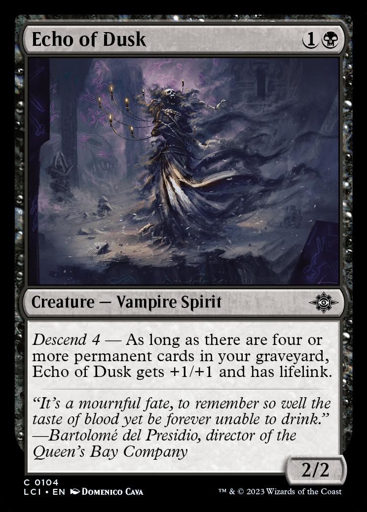 mtg echo cards Deepfathom [The Lost Caverns of Ixalan]  TokenMTG create Stangg Twin Echo of Eons #046 Foil