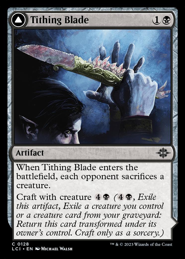 Tithing Blade | The Lost Caverns of Ixalan Foil | Standard | Card