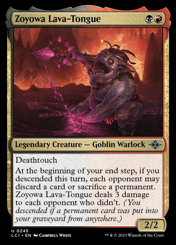 Zoyowa Lava-Tongue | The Lost Caverns of Ixalan Foil | Standard