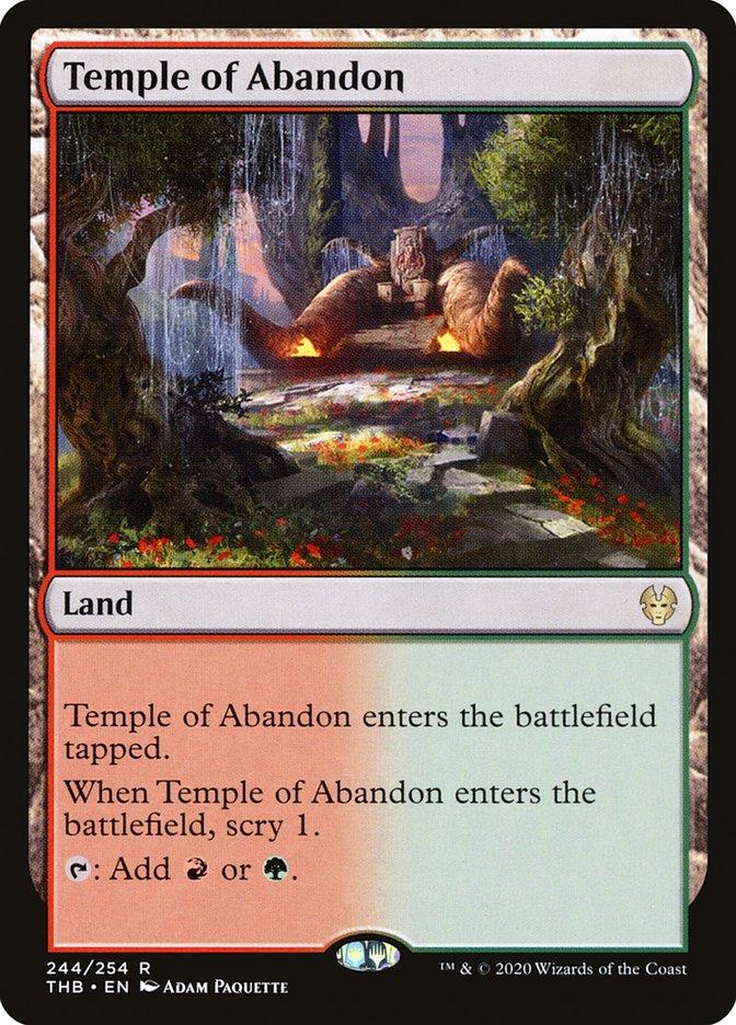 Magic: The Gathering - Temple Of Deceit Card (Theros Beyond Death Set)