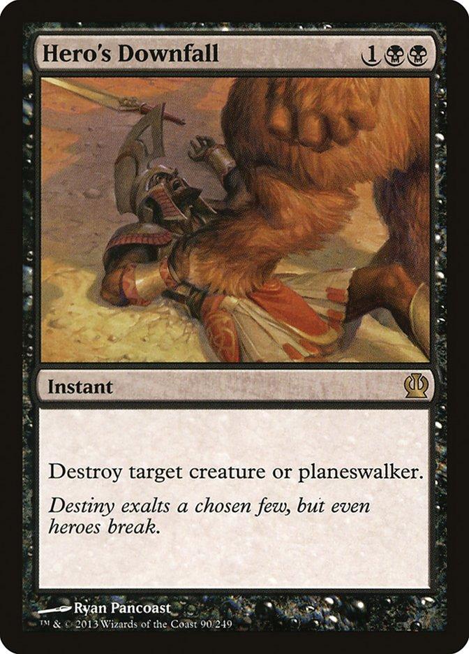 mtg theros hero cards Magic the Gathering Beyond Death Whenever you cast a spell that targets Tormented Hero Hero of the Pride |