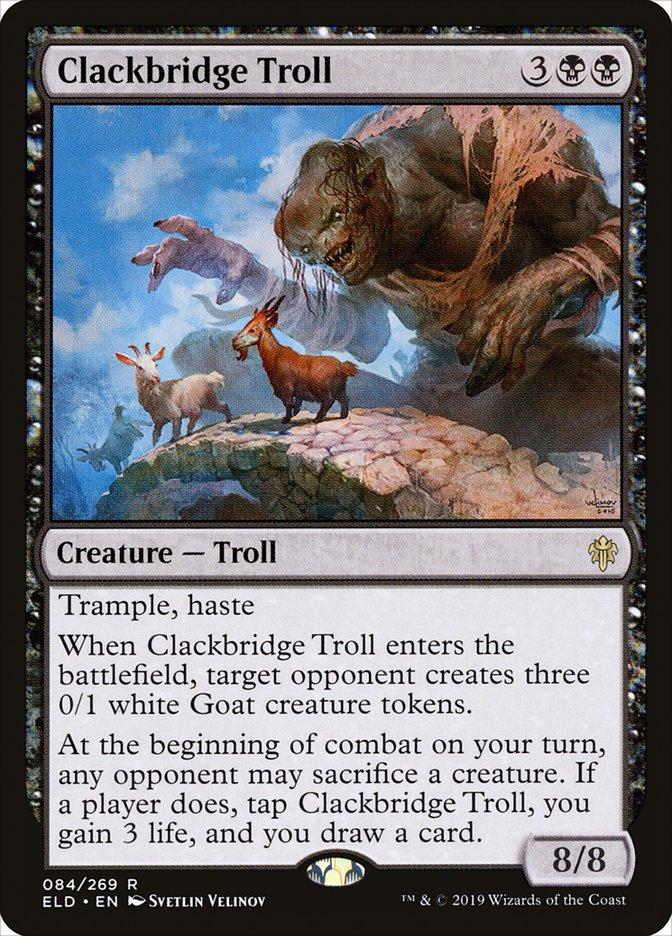 Clackbridge Troll | Throne of Eldraine Foil | Modern | Card Kingdom